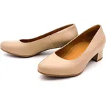 Dámské kožené lodičky 6104 béžová ACORD Barva: béžová, Velikost: 39