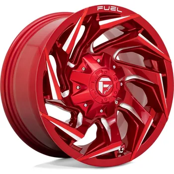 Plechové kolo Fuel D754 REACTION disk 17x9 6x135/6x139.7 106.1 ET-12, Candy red
