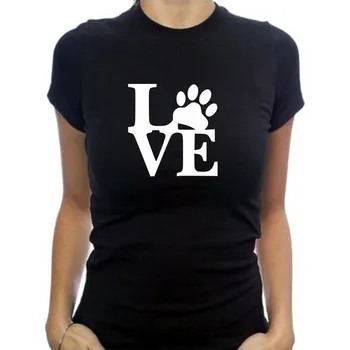 dámské tričko LOVE-Animals Černá XL