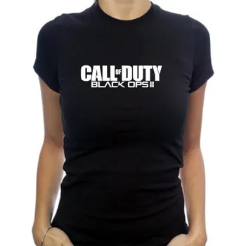 dámské tričko CALL OF DUTY - text Černá M