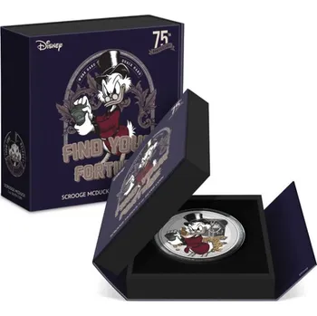 Stříbrná mince 3 Oz Strýček Skrblík 2022