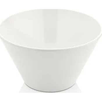 KULSAN MELAMÍNOVÁ OKRUHLÁ MISKA "V" 26 CM BÍLÁ