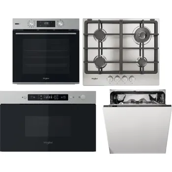 Set domácích spotřebičů WHIRLPOOL OMSK58RU1SX + WHIRLPOOL TGML 661 IX R + WHIRLPOOL MBNA910X + WHIRLPOOL WIO 3T133 PE 6.5