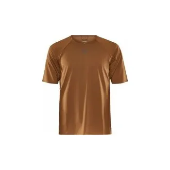 Pánské tričko CRAFT PRO Trail SS M hnědá 1913152-685000 S; Hnědá triko + DÁREK DLE VÝBĚRU!