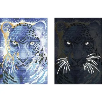 Výtvarná sada Malování s korálky svítící 30x40 cm sada