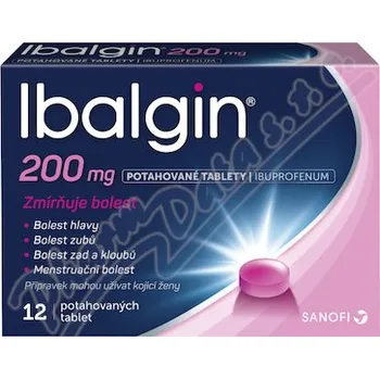 Lék na bolest, zánět a horečku Ibalgin 200mg tbl.flm.12