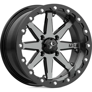 Plechové kolo MSA Offroad disks M21 LOK BEADLOCK disk 14x7 4x137 112.1 ET0, Charcoal tint