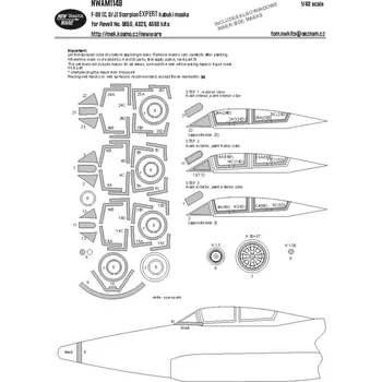 Plastikový model 1/48 Mask F-89(C, D/J) Scorpion EXPERT (REV)