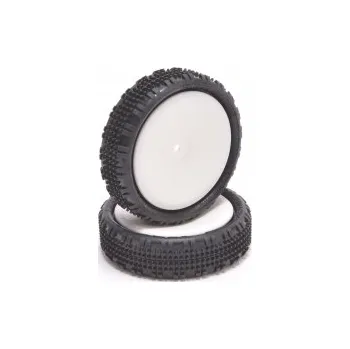 RC vybavení Schumacher 1:10 Fusion Slim nalepená, žlutá směs, přední 2WD (1 pár)