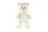 Teddies Svítící plyšový Snílek medvěd 40 cm, bílý