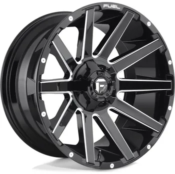 Alu kolo Fuel D615 CONTRA disk 22x10 6x135/6x139.7 106.1 ET-19, Gloss black