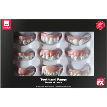 Smiffys Zuby a tesáky 9 ks