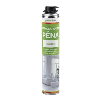 Montážní pěna PU pěna nízkoexpanzní pistolová Green Line 750 ml