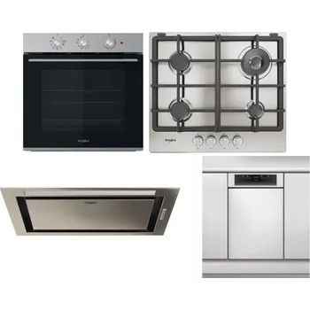 Set domácích spotřebičů WHIRLPOOL OMK38HU0X + WHIRLPOOL TGML 661 IX R + WHIRLPOOL WCT3 64 FLB X + WHIRLPOOL WSBO 3O34 PF X