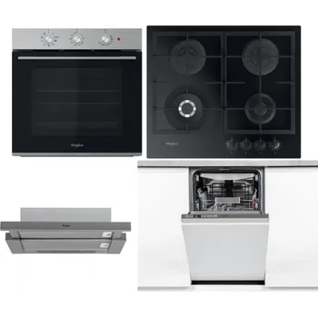 Set domácích spotřebičů WHIRLPOOL OMK38HU0X + WHIRLPOOL GOFL 629/NB1 + WHIRLPOOL AKR 749/1 IX + WHIRLPOOL WSIO 3O34 PFE X