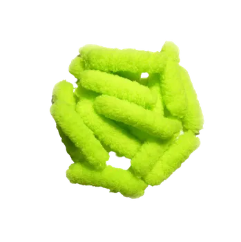 WORM CHENILLE - fluozelená