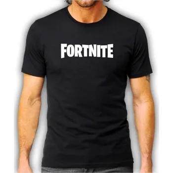 Pánské tričko pánské tričko Fortnite logo S Bílá