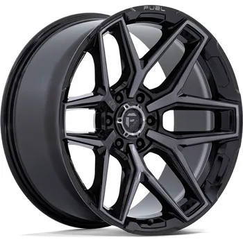 Alu kolo Fuel FLUX disk 22x10 6x139.7 106.1 ET-18, Gloss black