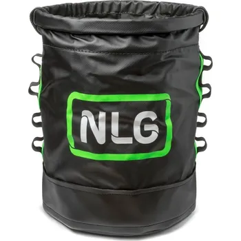 Sportovní vak Pracovní vak NLG s nosností 125 kg – PVC, zeleno-černá, 400×320 mm