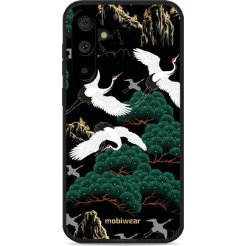 Pouzdro na mobilní telefon Lesklý kryt Mobiwear Glossy - Samsung Galaxy S23 FE - G042G - Jeřábi (Prémiové lesklé pouzdro, obal, kryt Mobiwear Glossy na mobil Samsung Galaxy S23 FE - G042G - Jeřábi, materiál Plast + TPU silikon - krytí po všech stranách, neošoupatelný potisk, tenké)