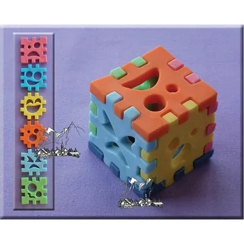 Forma na odlévání 3D kostka - silikonová forma