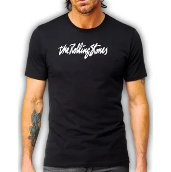 Pánské tričko pánské tričko ROLLING STONES-Logo XL Bílá