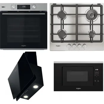 Set domácích spotřebičů WHIRLPOOL OMSK58RU1SX + WHIRLPOOL TGML 661 IX R + WHIRLPOOL WHVP 65F LM K + WHIRLPOOL WMF200G