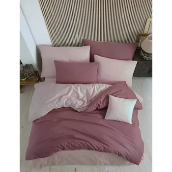 Povlečení TipTrade Bavlněné povlečení Color Starorůžovo Růžové 140x200 + 70x90 cm