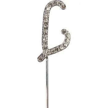 Party dekorace Diamantové písmeno - L