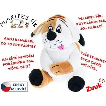 plyšák Dětská postavička Maxipes Fík mluvící