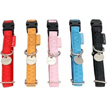 Obojek pro psa Zolux Mac Kožený nastavitelný límec 20 mm - černý