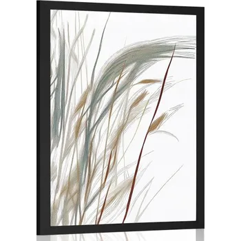 Plakát Dovido Plakát minimalistická stébla trávy