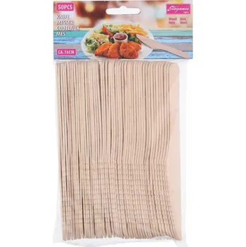 Kuchyňský nůž Cuisine Elegance Cuisine Elegance - Sada dřevěných nožů 16,5 cm 50 ks.