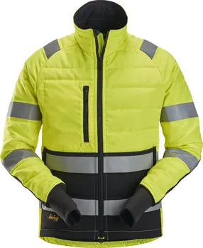 pracovní bunda Snickers Workwear Class 2 Light Padded Jacket 8134 High Vis Yellow/Black 