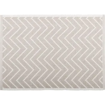 prostírání SCANquilt prostírání RIB zic-zac béžovobílá prostírání cca 30 x 45 cm