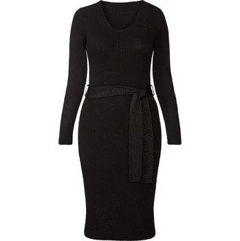Dámské šaty esmara® Dámské úpletové šaty (černá, XS(32/34))