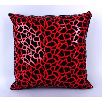 Dekorativní polštářek Dekorační povlak na polštářek 40x40 - červená