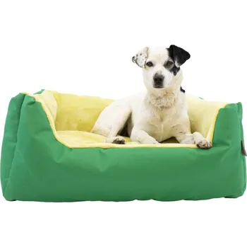 Pelíšek pro psa Samohýl Exclusive Rina pelech zelený 80 × 60 cm