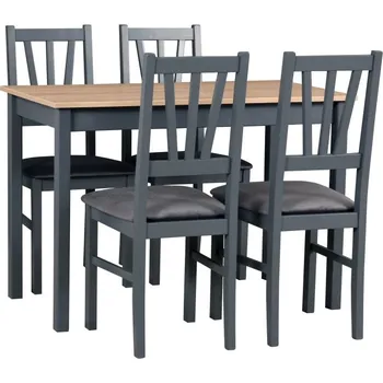 Jídelní set Jídelní set 4+1 Kristián Vyberte Tkaninu:: Tkanina 9, Vyberte Moření:: Komplet bílé