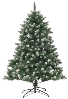 Vánoční stromek Umělý vánoční stromek se stojanem PVC zelený/bílý
