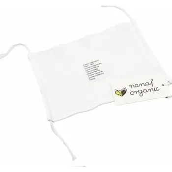 Pleťová maska Nanaf Organic Opakovaně použitelná jednovrstvá maska, bílá
