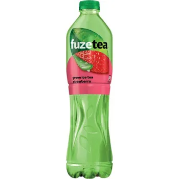 Ledový čaj Fuze Tea Green Ice Tea strawberry & aloe 1,5l - PET