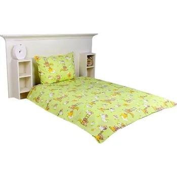 Povlečení Povlečení - medvídek na žebříku - zelený