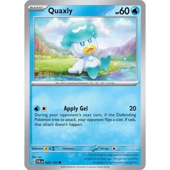 Sběratelská karetní hra Pokémon karta Quaxly 049/193 - Paldea Evolved