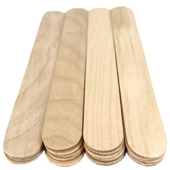 Madrid Papel Dřevěné špachtle 20 x 2,5 cm přírodní 20 ks