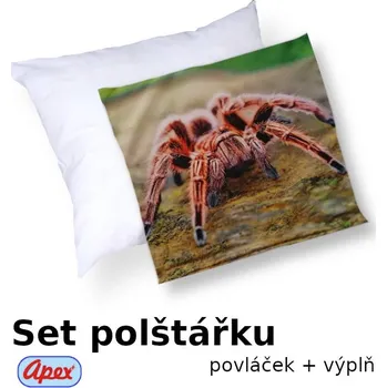Polštář Apex® produktová řada 3D 3D povláček na polštářek Apex - Sklípkan - Polštářek s výplní (100% pes kuličkové duté vlákno)