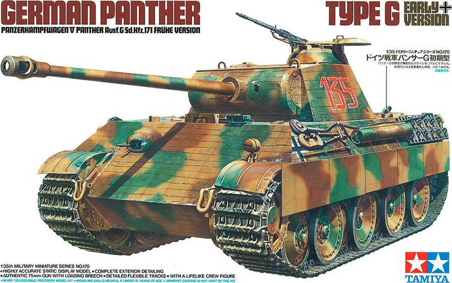 Tamiya Panther Ausf.g Early Version 1:35 Od 712 Kč - Zbozi.cz