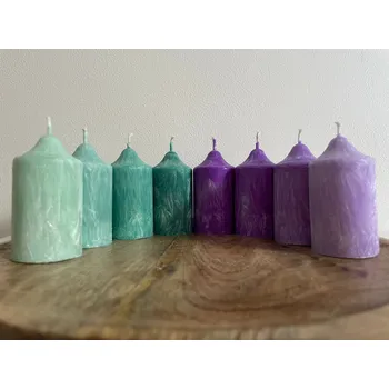 Svíčka Adventní sada 1, Barva: Černá