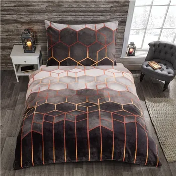 Povlečení Apex® model MICRODREAM Povlečení Apex Mikroplyš Flanel - Nina šedá