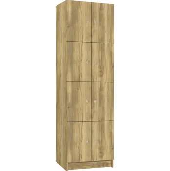 Šatní skříň TRITON šatní skříň lamino s 8 boxy T1970, dekor dub Baroque Gold + doprava zdarma